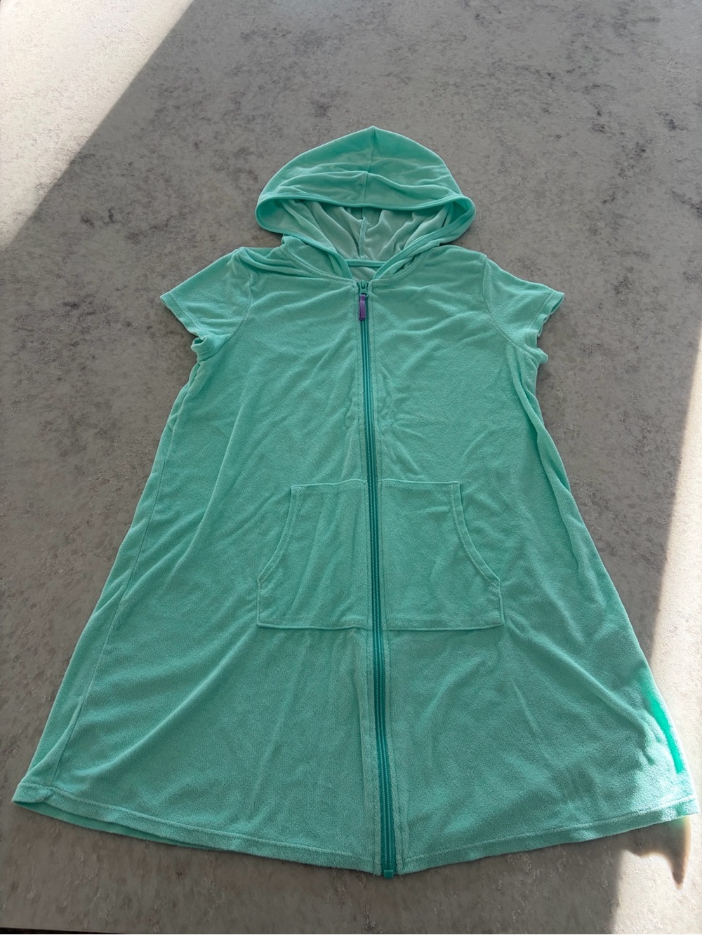 Aqua Hooded Swim Cover Up - Size XL